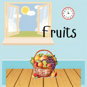 Fruits Flashcard- 30 cards - know seasons and benefits of fruits.