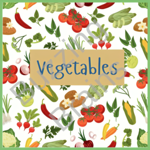 Vegetable Flashcard- 25 cards - know seasons and benefits of Vegetables.