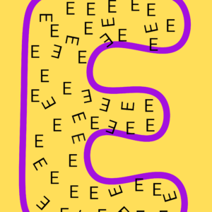 Find the upright letter