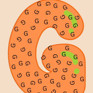 Find the upright letter