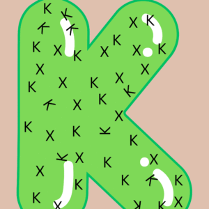 Find the upright letter