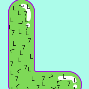 Find the upright letter