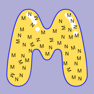 Find the upright letter