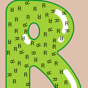 Find the upright letter